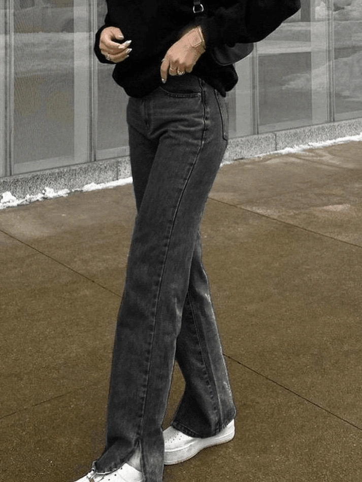 Cool boyfriend jeans med slid og vask – sommerklar stil!